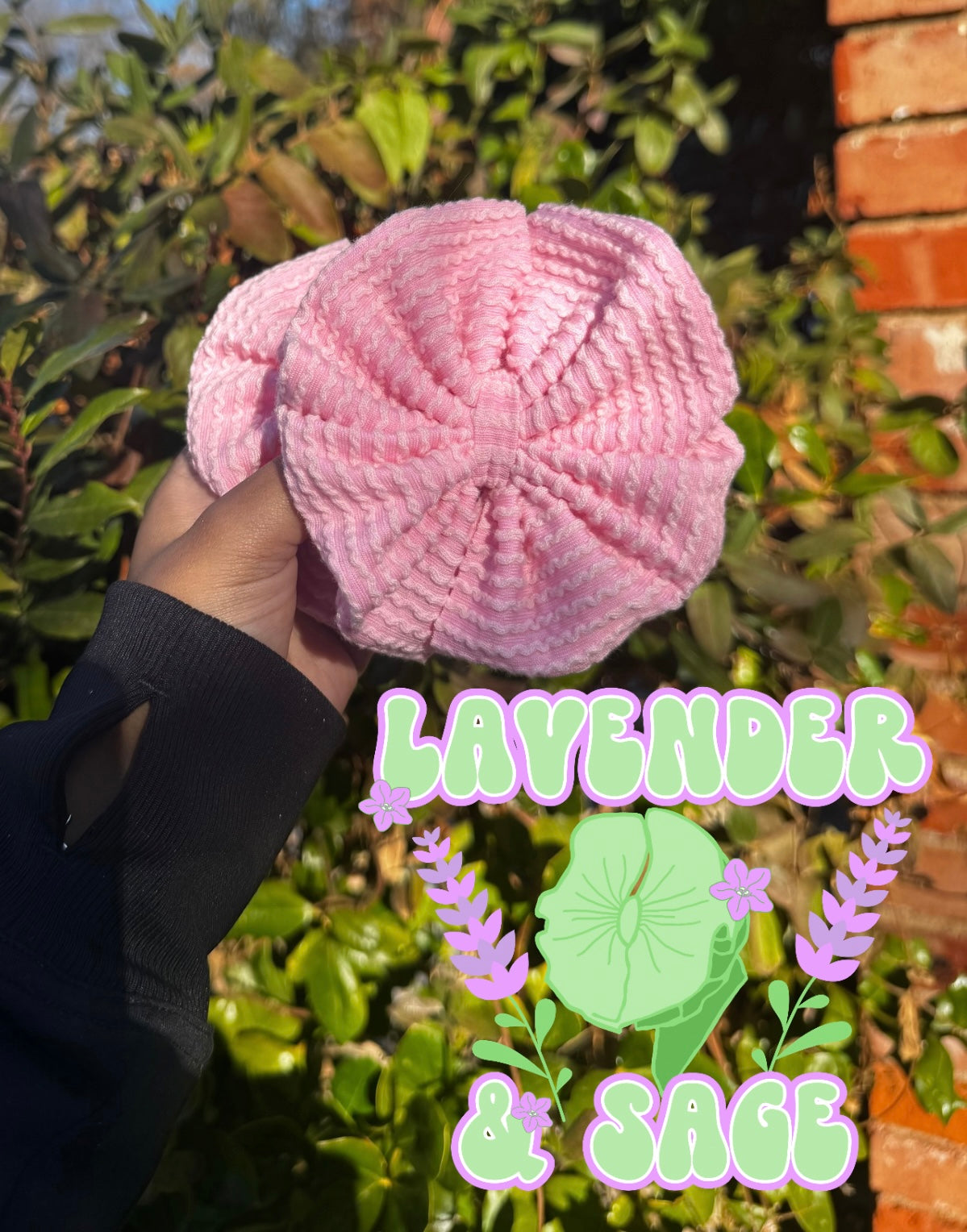 Messy Pink Wave Bows