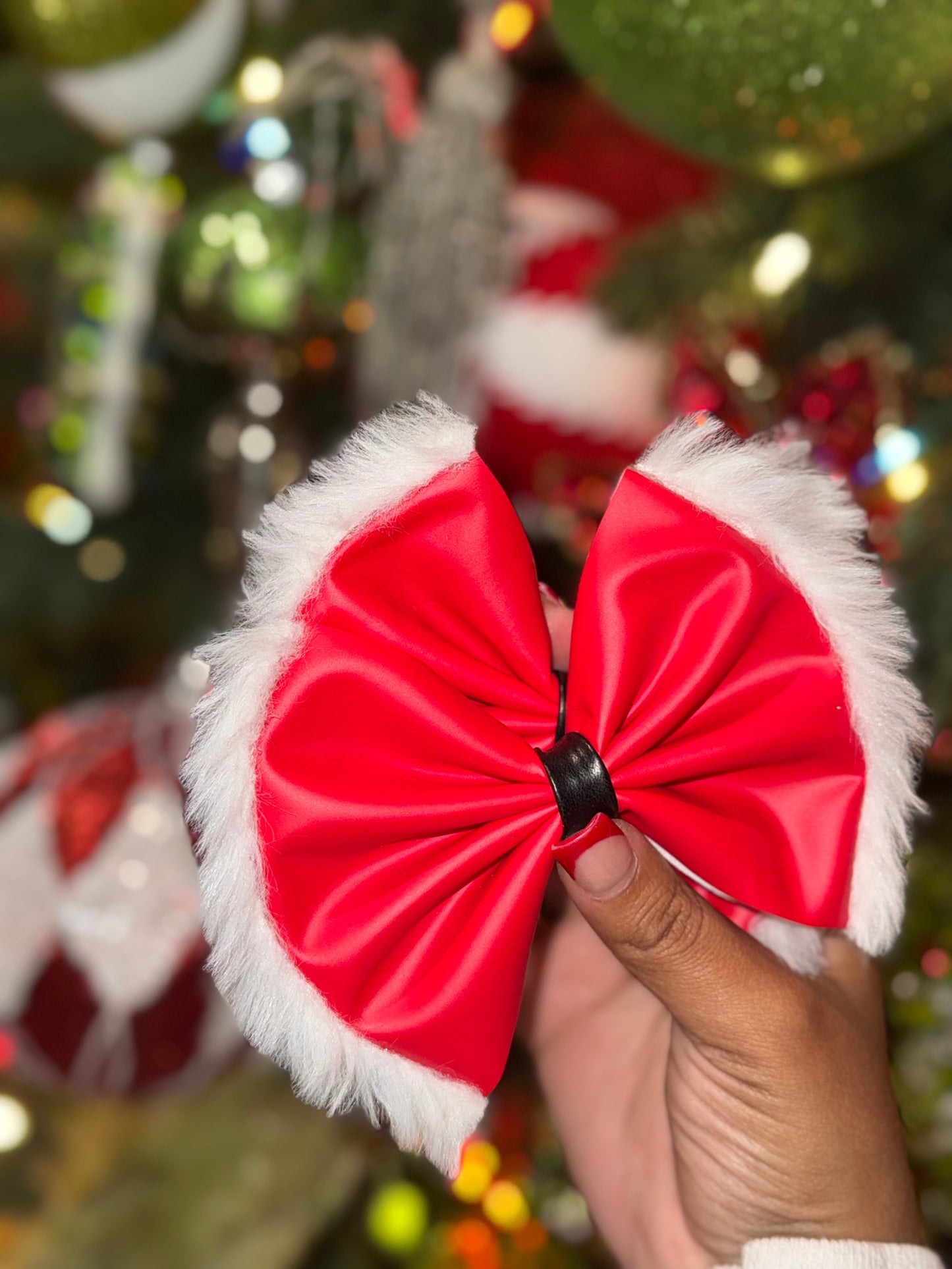 Santa Bows (piggies or headwrap)