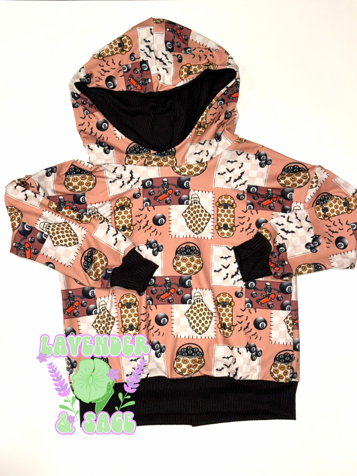 Spooky Patchwork Hoodie